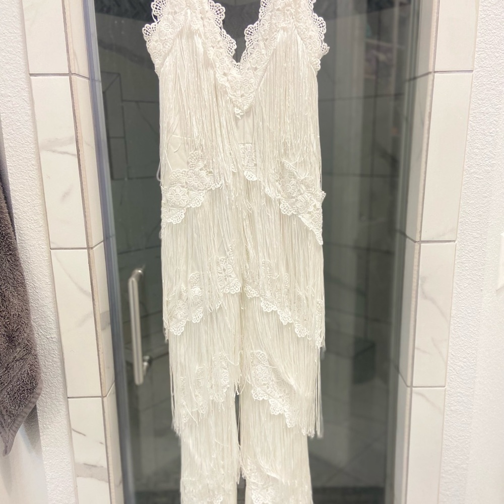 Fringe jumpsuit